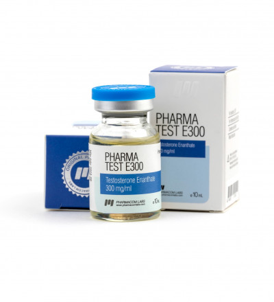 PHARMATEST E 300 Testosterone Enanthate injectable vial for muscle mass and strength