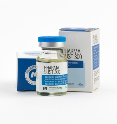PHARMASUST 300 testosterone blend vial by Pharmacom Labs